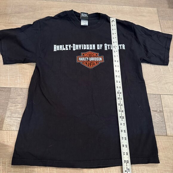 HARLEY DAVIDSON OF ATLANTA MENS BLACK MEDIUM - Picture 4 of 9